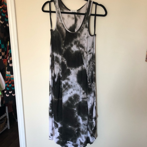 Tie Dye Draped Dress - Picture 2 of 5
